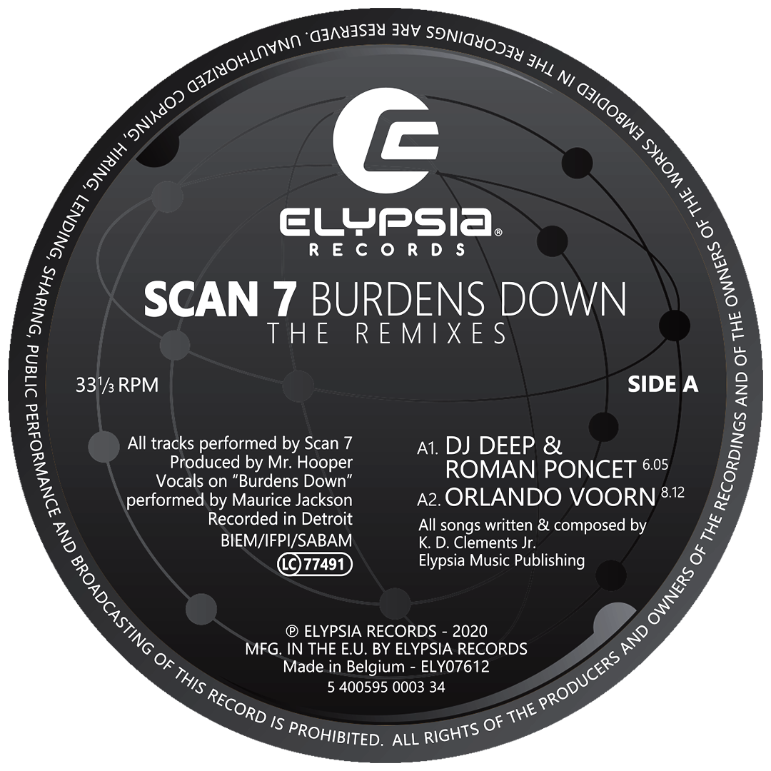 Scan 7 - Burdens Down 'The Remixes' feat. Dj Deep & Roman Poncet, Mark Flash, Orlando Voorn